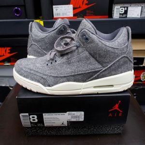 Nike Air Jordan 3 Retro Wool size 8  grey OG Retro